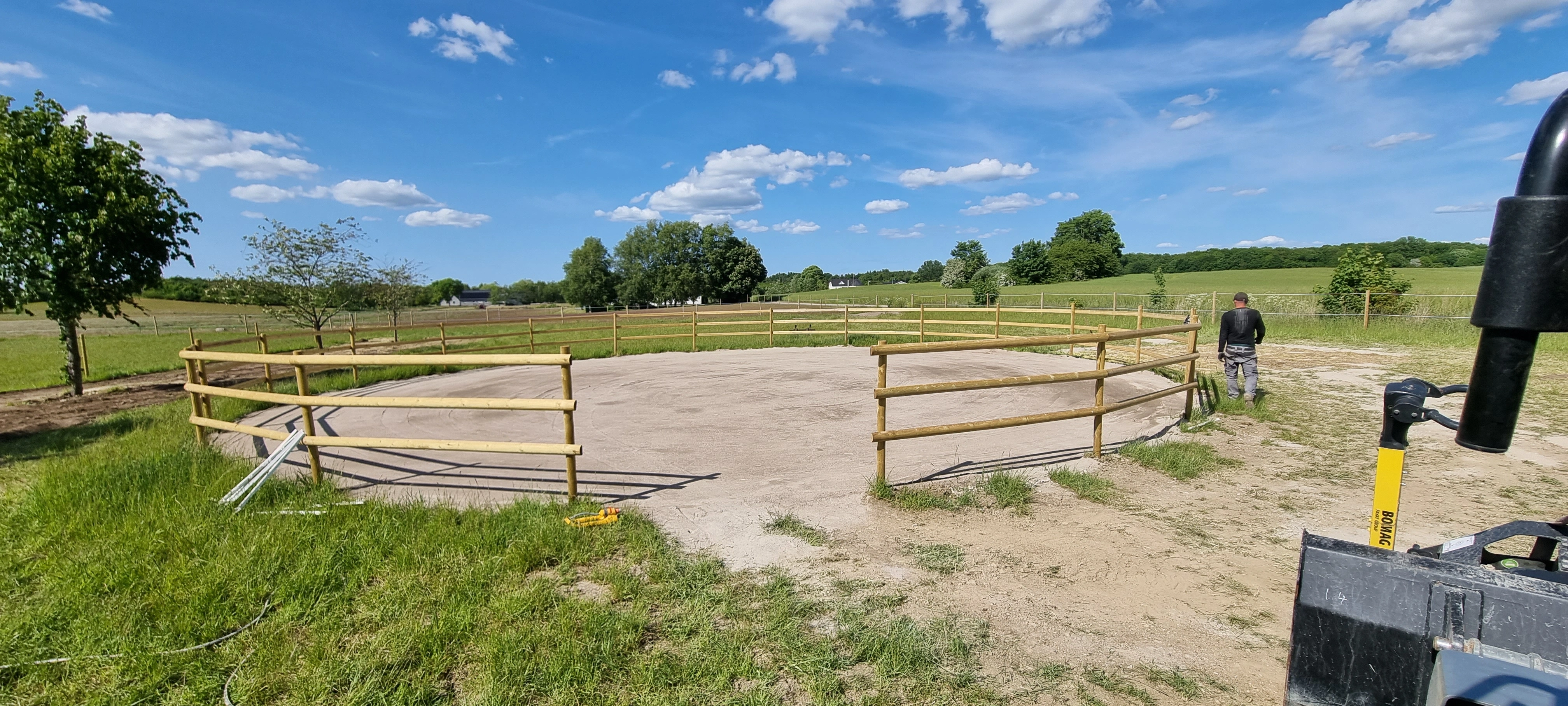 Budowa padoku dla koni